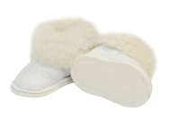 booties + sheepskin 