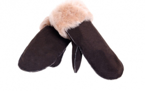 Sheepskin mittens 