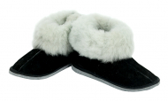 slippers + fur 