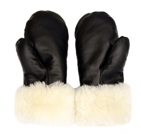 mittens fur sheepskin 