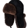 hat with earflaps sheepskin 