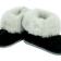 slippers + fur 