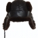 hat with earflaps sheepskin 